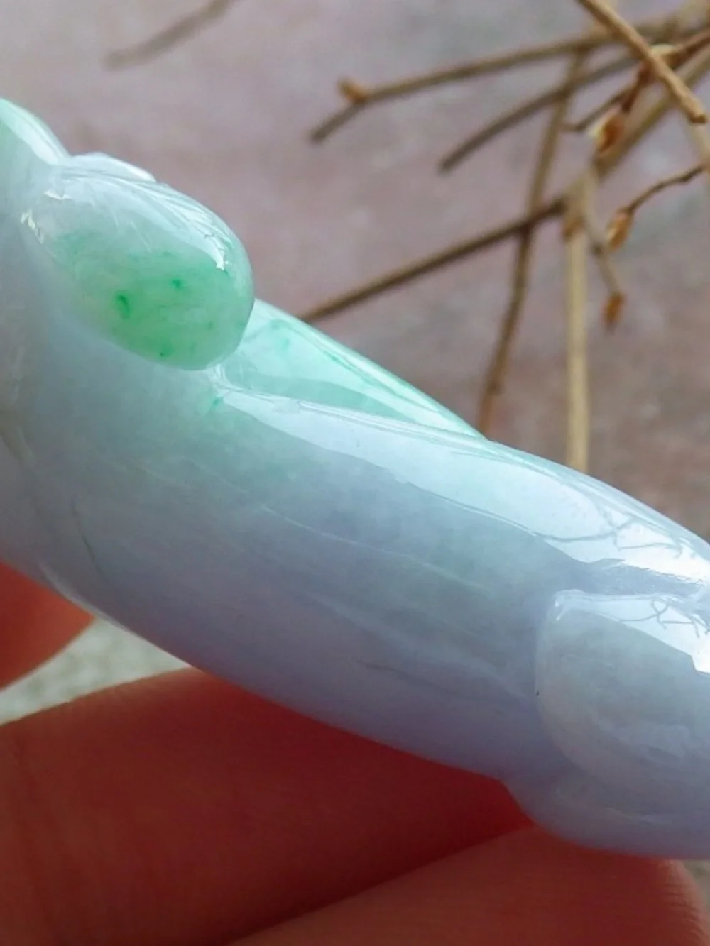 Certified Natural Myanmar Burma A Jade jadeite Spider Flower Pendant Necklace